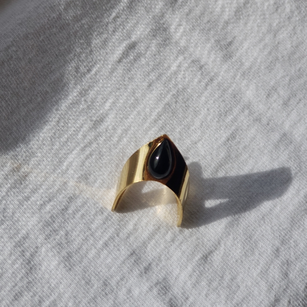 Asymmetrical shaped ring